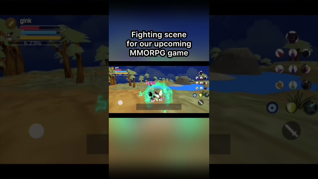 #FIGHTING SCENE FOR OUR #UPCOMING #MOBILE #MMORPG, COLLECTOR-X #games #mmo #rpg #indiegame #gamedev