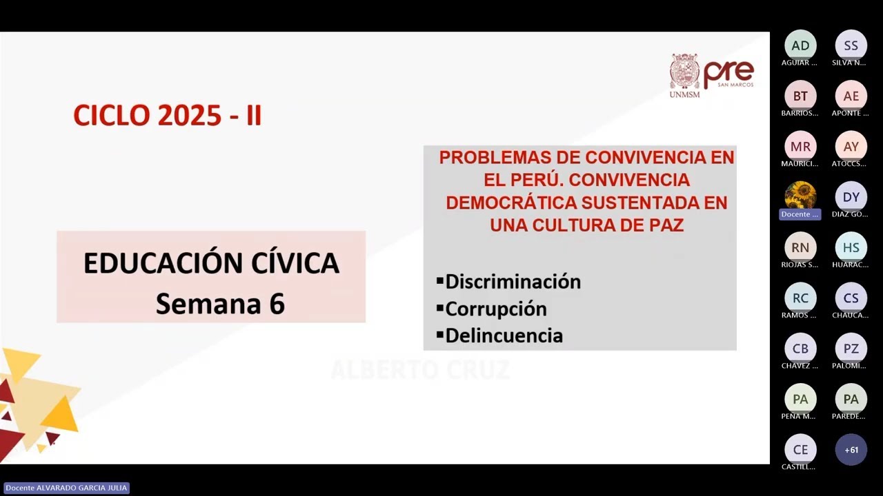 Geografía/Cívica - Semana 06 - Pre San Marcos Ciclo 2025-II (Nuevo Ciclo)