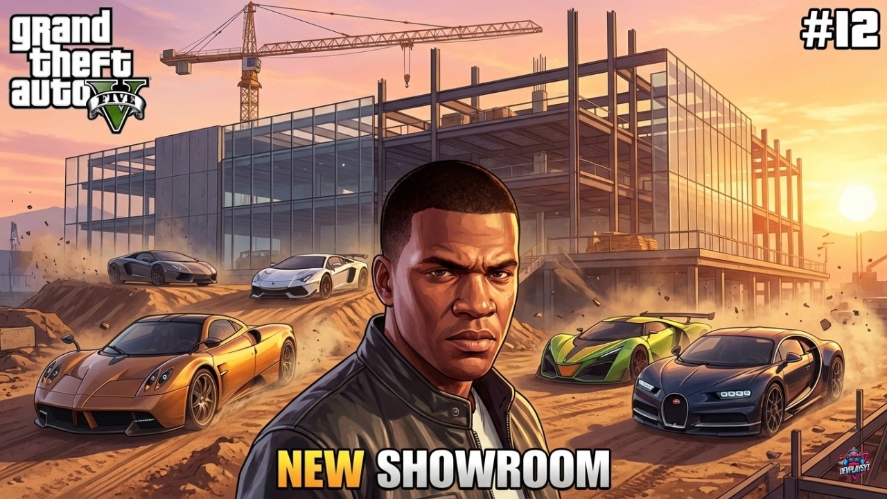 Franklin Builds His Luxury Showroom | GTA 5 Gameplay #12