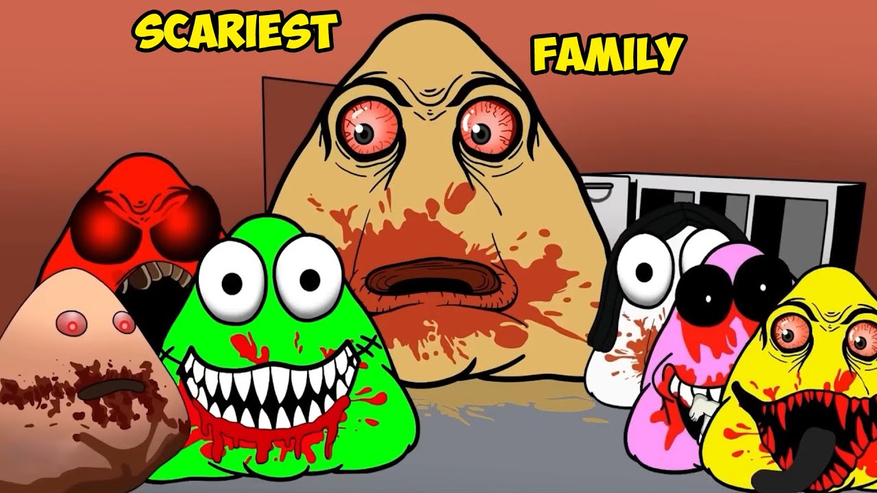 POU Has a SECRET FAMILY ?! - (SAD origin Story) - POU Animations !