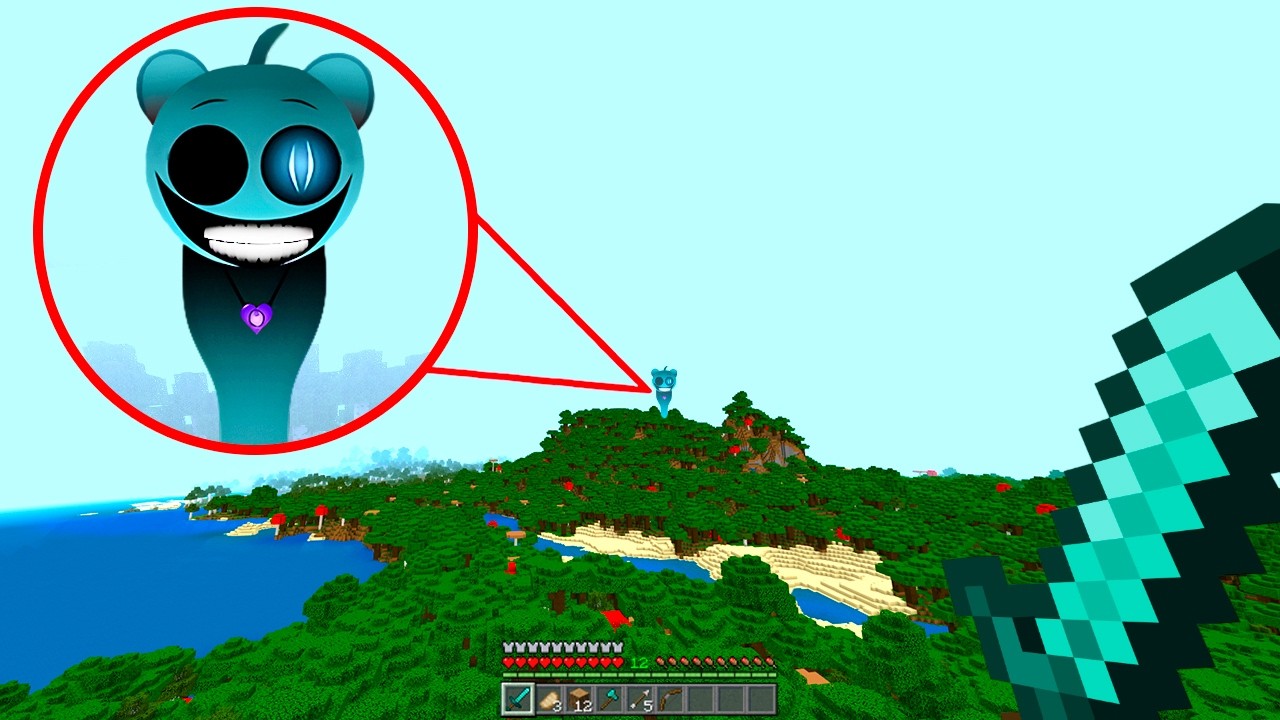 I Found NEW Incredibox Sprunki Sky Double Date Phase 3 in Minecraft PE!