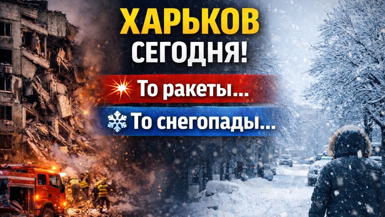 Харьков на грани: жизнь среди обстрелов и снежных бурь