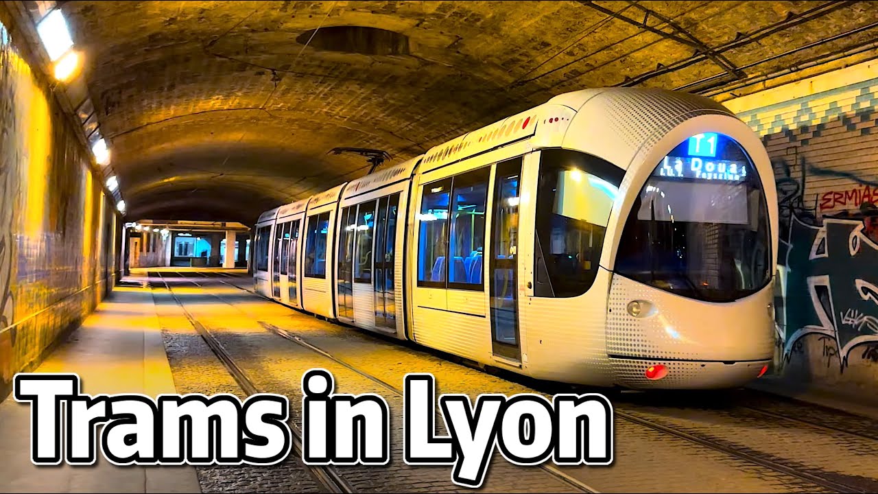 ⁴ᴷ⁶⁰ Exploring Lyon's Tram System