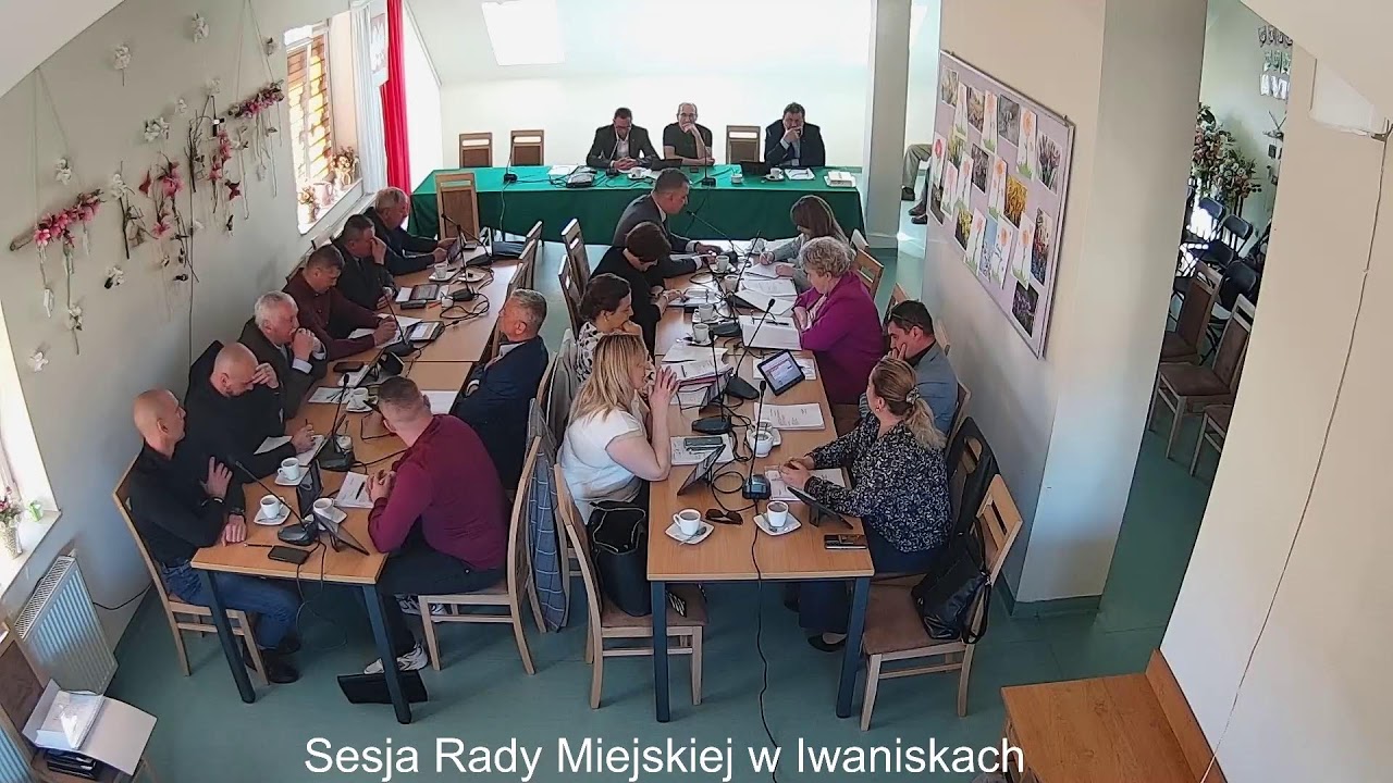 Urząd Miasta i Gminy Iwaniska - transmisja sesji Rady Miejskiej 28 IV 2025