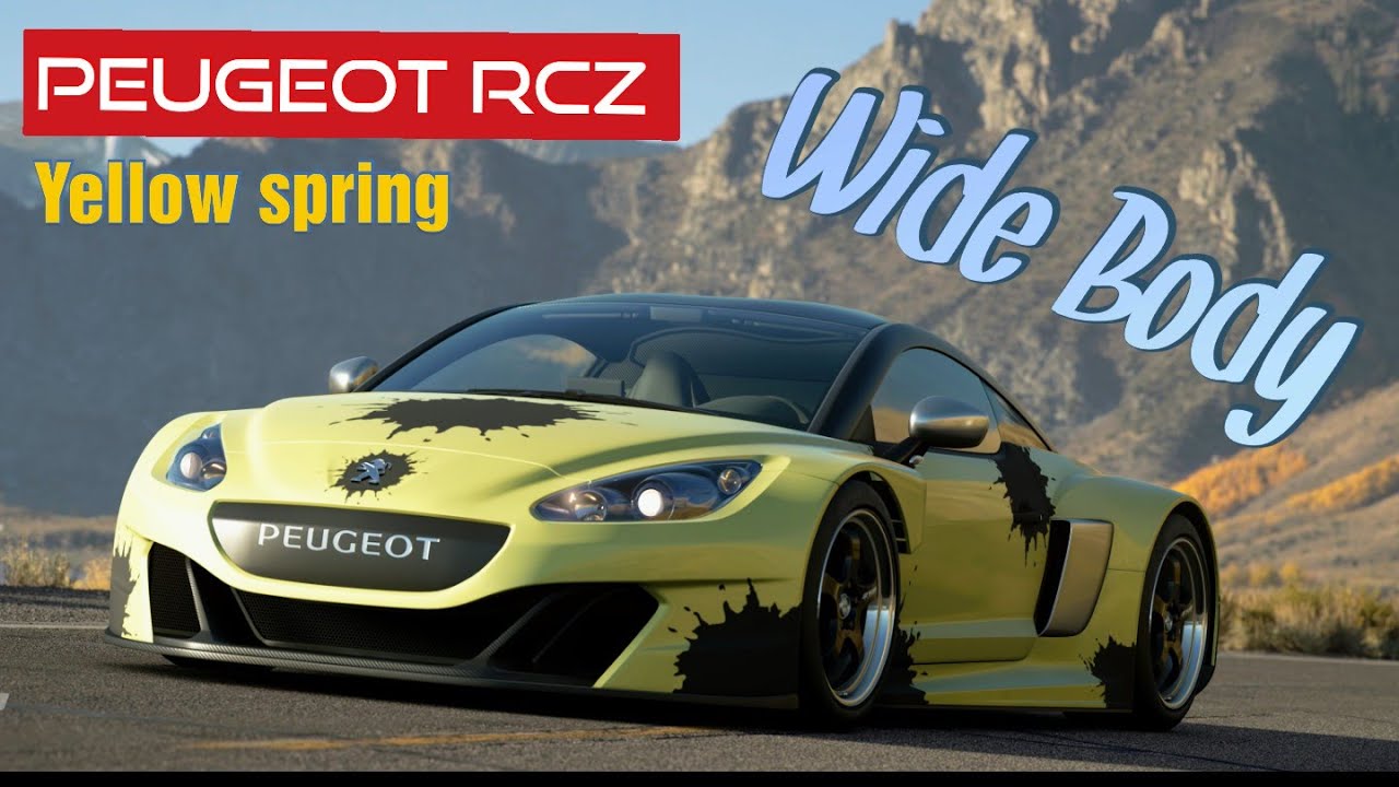Impressions Peugeot RCZ Wide Body 