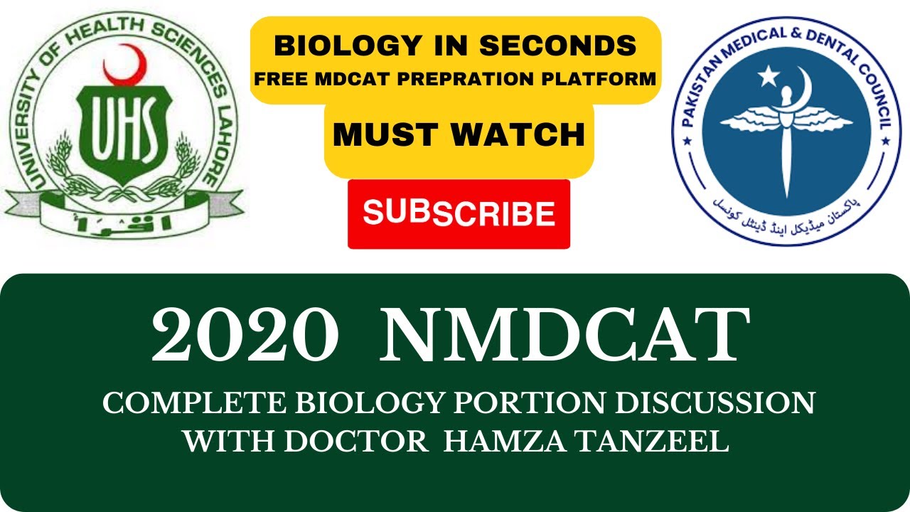 2020  NMDCAT PAPER || BIOLOGY ||