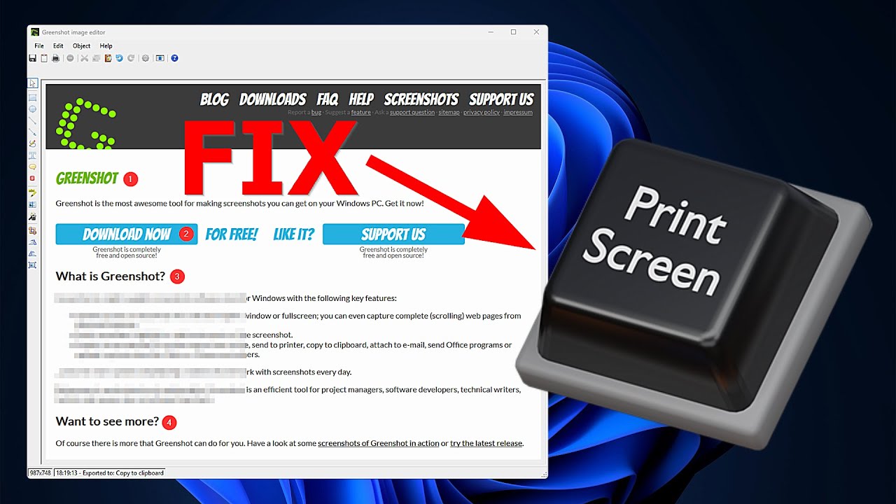 How to install and FIX Greenshot in Windows 11