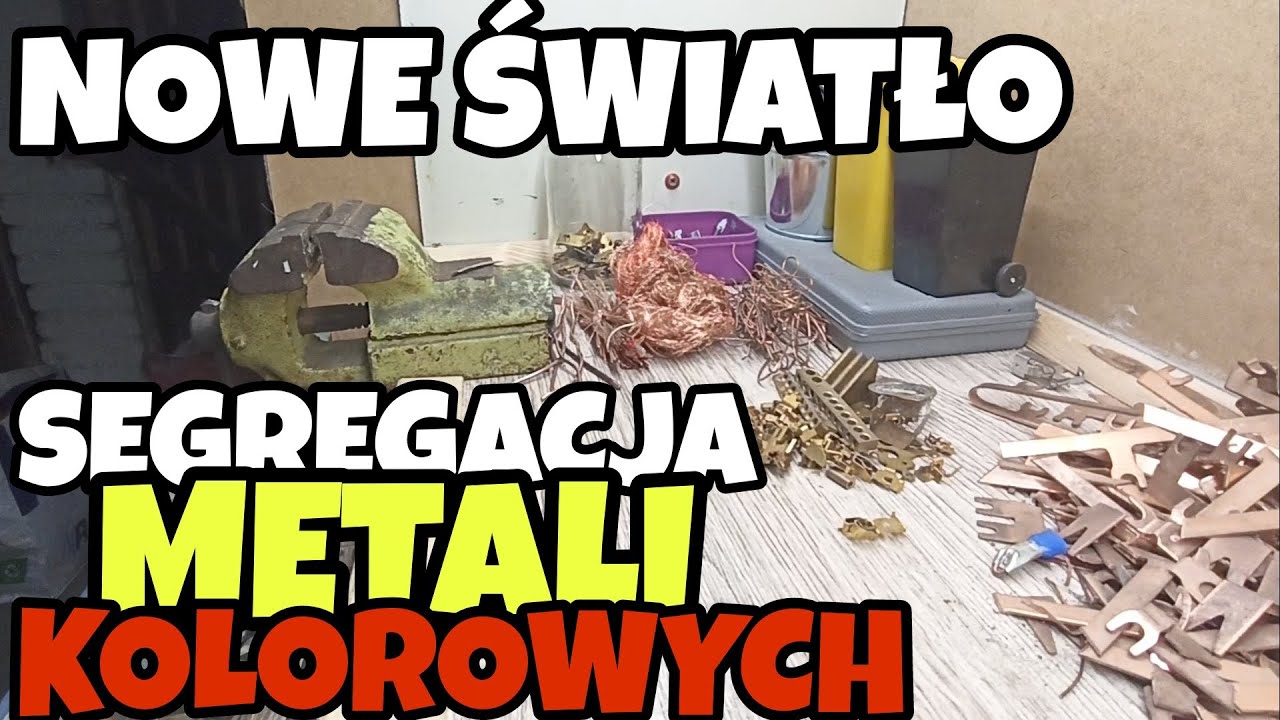 Segregacja złomu i metali kolorowych