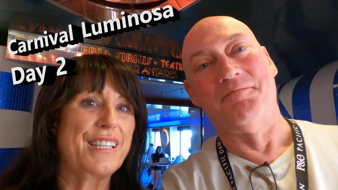 Carnival Luminosa Inaugural Cruise Day 2 - Vlog Diary of our Second Day Onboard