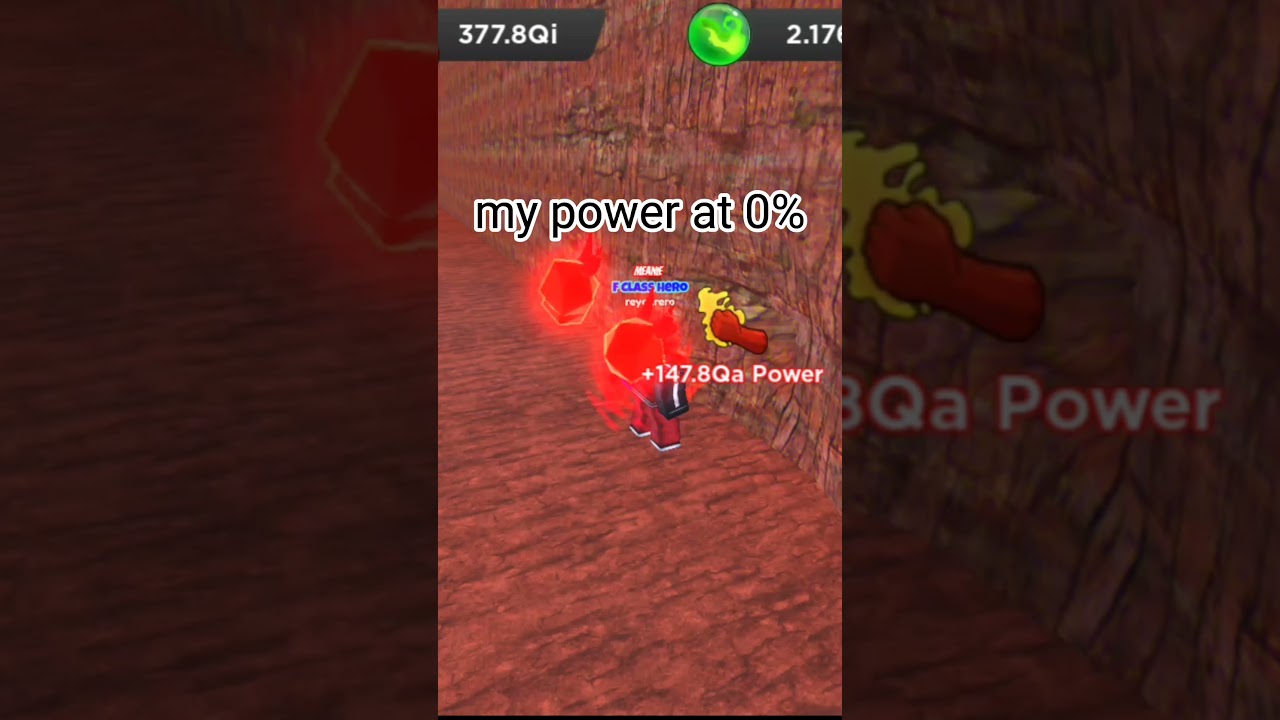 my power in Roblox(STRONGEST PUNCH SIMULATOR)