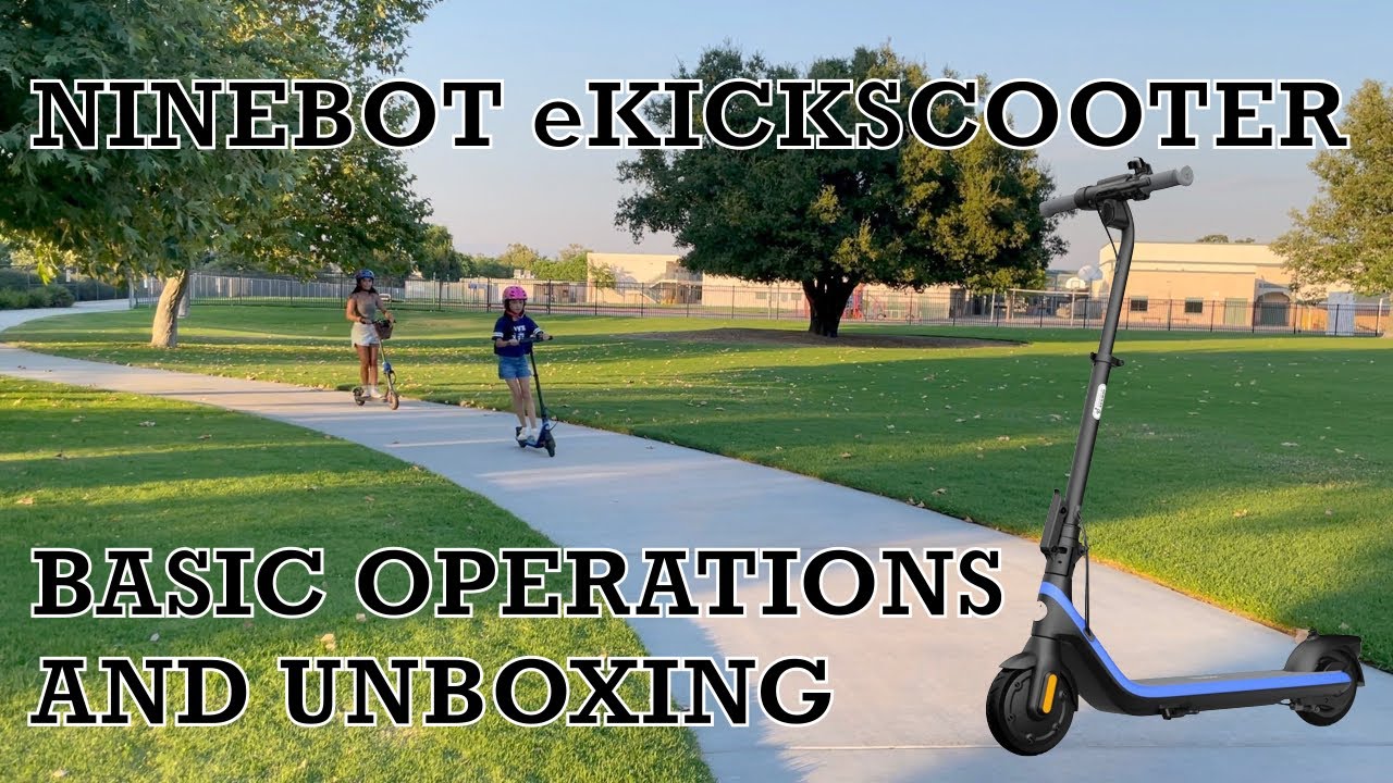 Ninebot eKickScooter C2 Pro Basic Operations And Unboxing