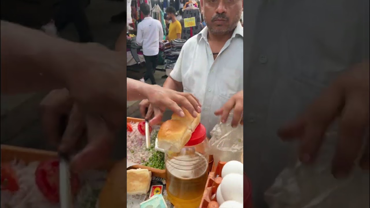 Anda Pav for Breakfast😍 #shorts #streetfood