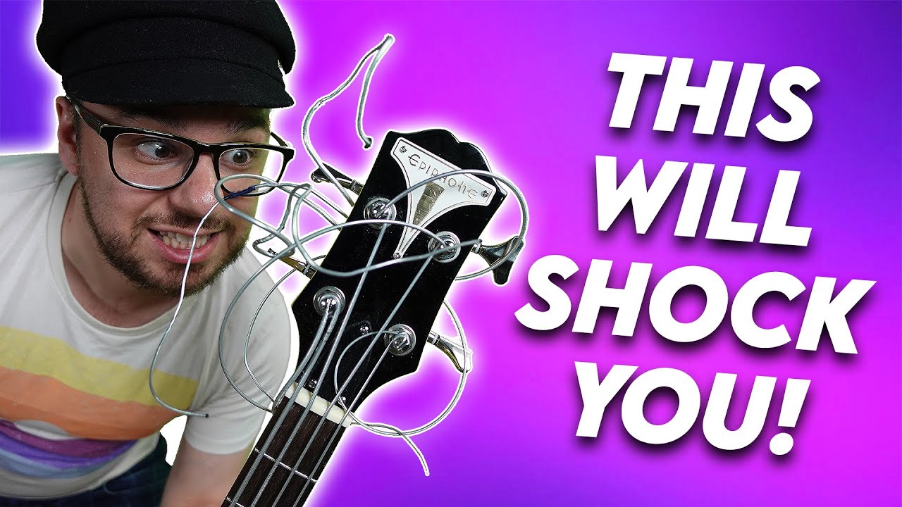 I put upright bass strings on this bass guitar...and I'm never taking them off!