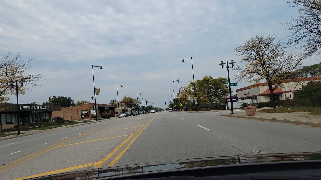 EP18- Milwaukee Avenue to Glenview Illinois USA| Full driving tour | #RideAndDriveBax