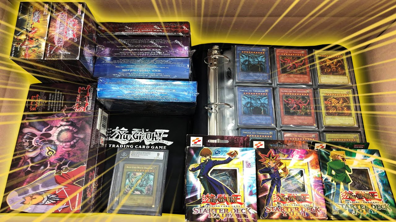 *I BOUGHT THIS $8000.00 Yu-Gi-Oh! CARD COLLECTION!* Opening Binders! Kaiba / Yugi / Joey Deck Boxes!