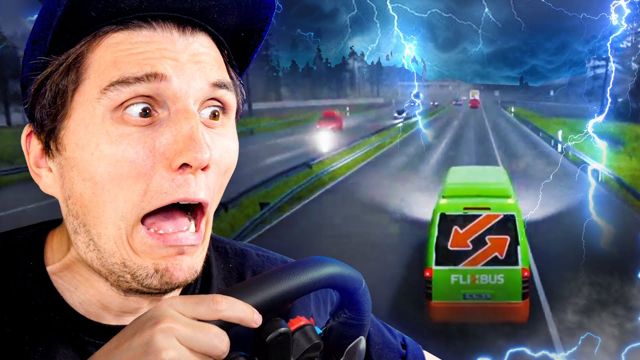 Schnellster FLIXBUS der Welt im GEWITTER CHAOS | Fernbus Simulator