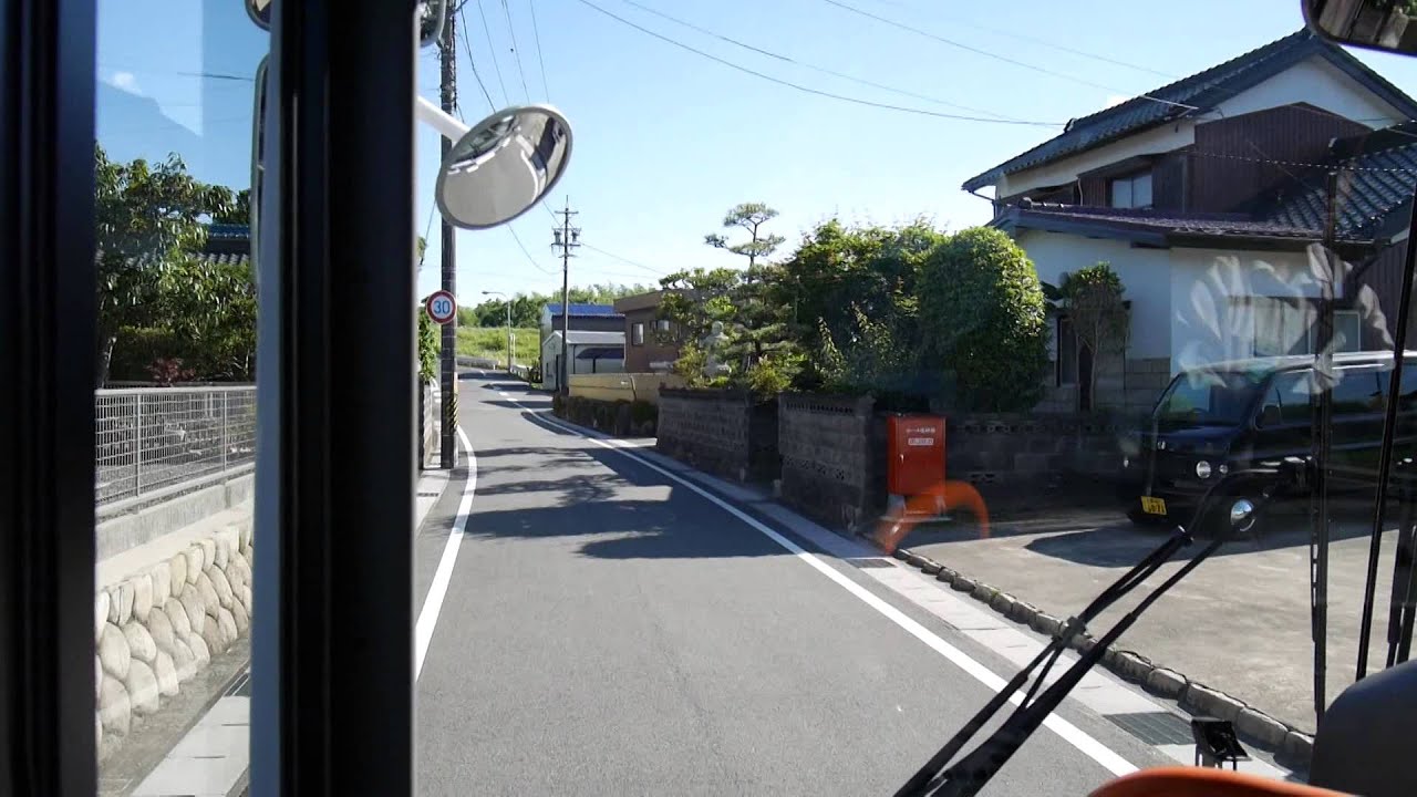 【前面展望】平田町駅～井田川駅～亀山駅【三重交通バス_日本縦断中!】
