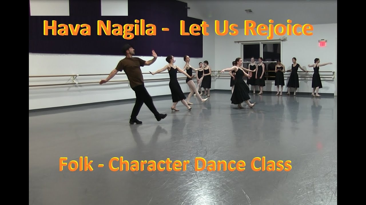 Hava Nagila. Folk-Character Dance session by Alex Kedrov at Cary Ballet Conservatory