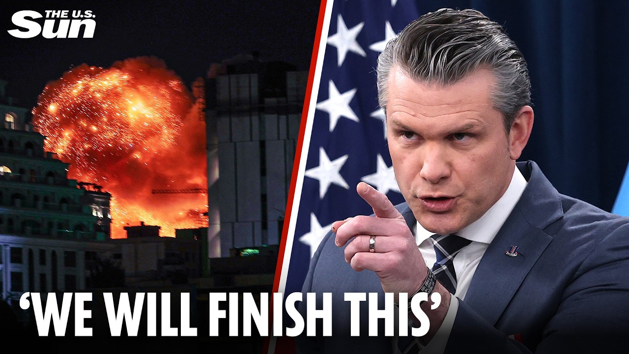 Pete Hegseth hits Iran with 'Death from above'