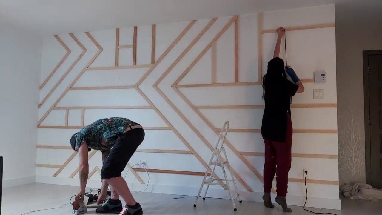 DIY ACCENT WALL | Home Decor | MelyD Style