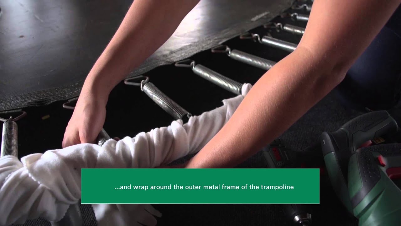 How To : Transform your old trampoline with Bosch