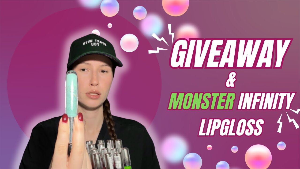 MONSTER INFINITY LIPGLOSS + giveaway