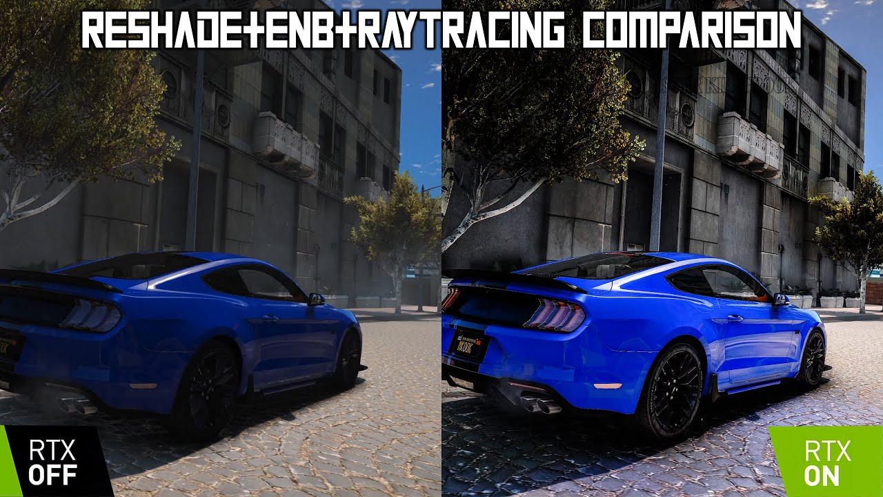 Best Ray Tracing - ENB Preset! GTA V Ray Tracing ON vs OFF | Side By Side Gameplay Comparison REDUX!