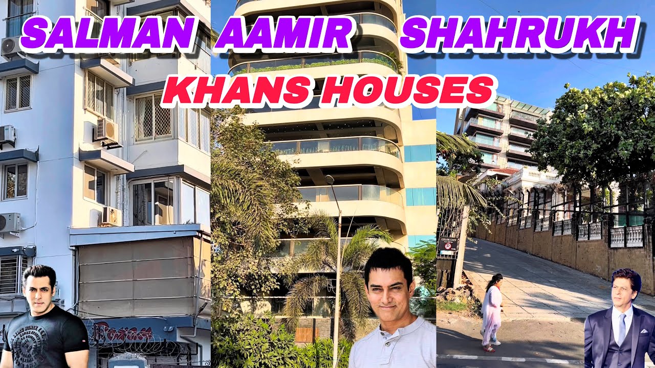 Mumbai Salman Shah Rukh Aamir Khan’s house’s and all Indian actor and actresses houses