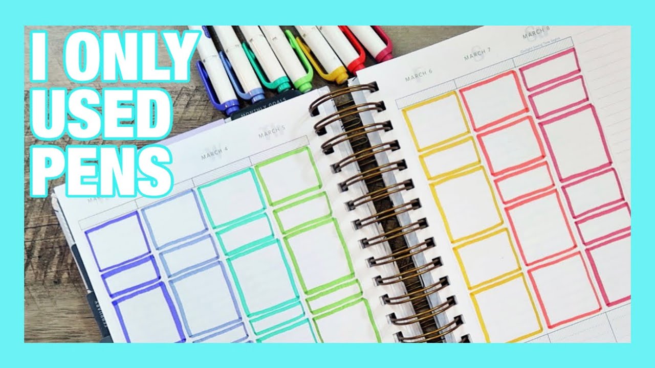 Plan With Me | NO STICKERS | Makse Life Vertical Planner