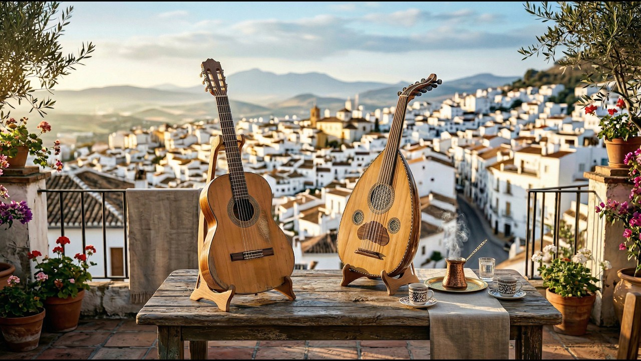 Calm Above Andalusia | Slow Oud & Peaceful Flamenco