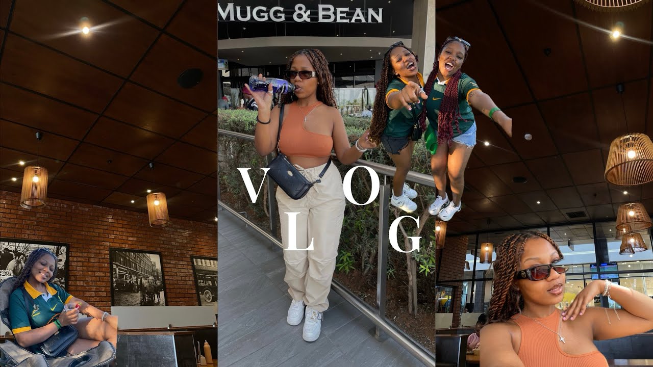 #vlog | little errand run + grocery shopping | bloemfontein farmers market + rugby final