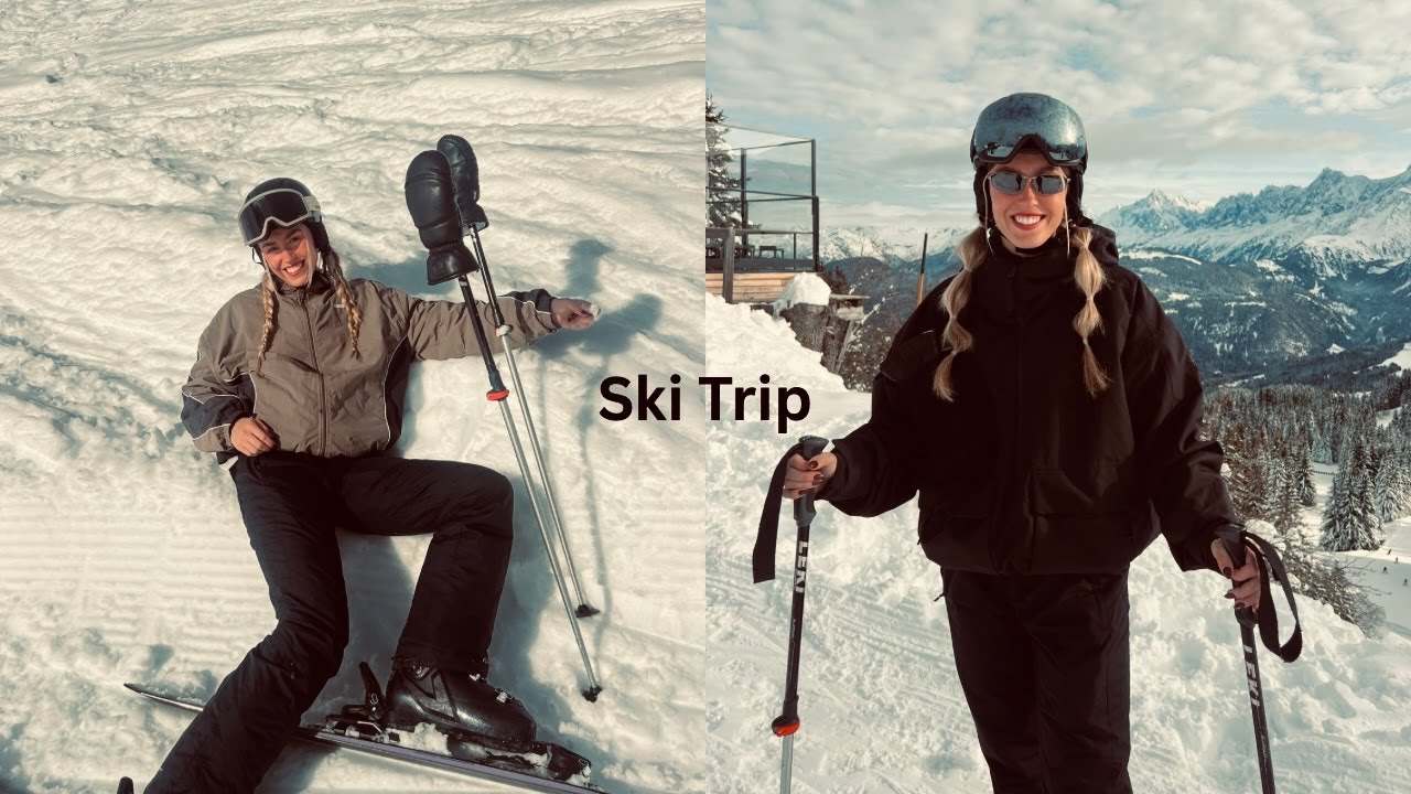 Ski trip which starts with me falling down a mountain because of a snowboard!