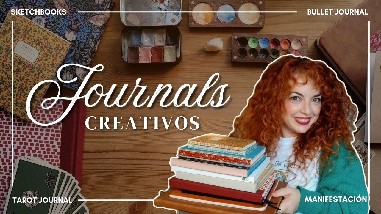 Así son mis cuadernos creativos: Tarot, Espiritualidad, Bujo & Sketchbook 📚✨🎴💖