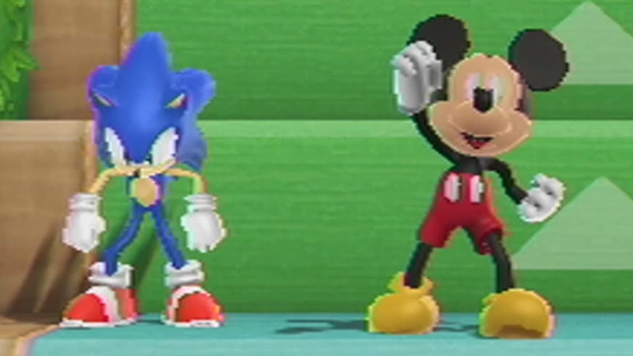 Mario Party 9 - Step It Up #20 - Sonic vs PAC-MAN vs Mickey Mouse [Mod]