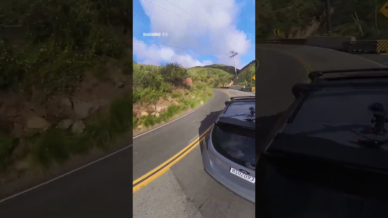 CHILL CRUISE IN MALIBU IN FORD FOCUS RS (ALMOST CRASHED!)