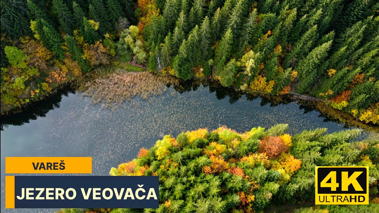 Skriveno Jezero Veovača mala rijeka Vareš
