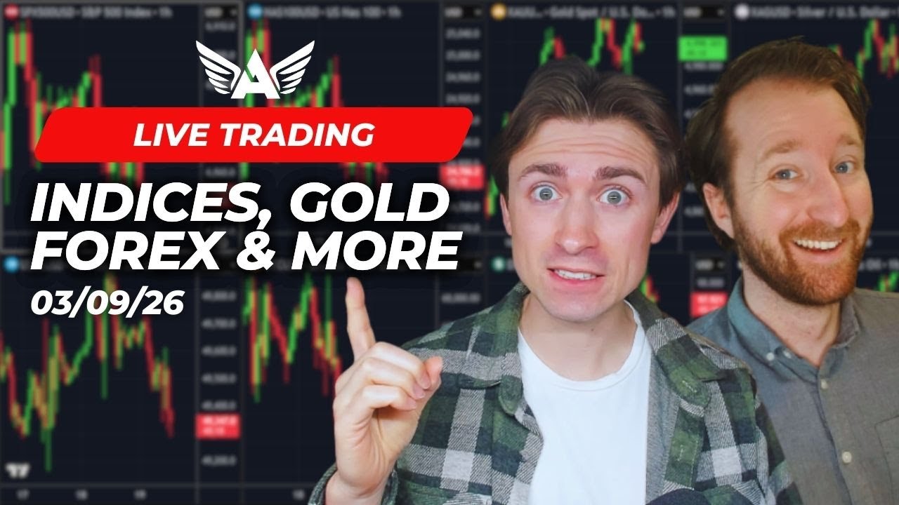 LIVE Trading Gold, Nasdaq, Forex | A1 Trading Show