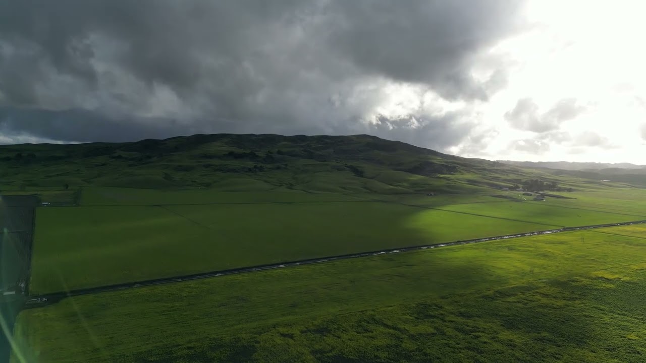 Experience a beautiful Green Landscape Frome Above