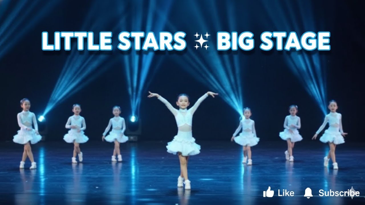 Little Stars, Big Stage✨| Kids Dance Tiny Dancers Magical Moves 💙 | Stage Dance Show | #viral #dance