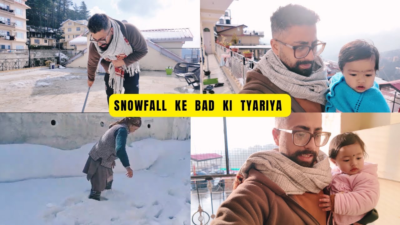 Snowfall Ke Bad City And Village Mai Badh Jate Hai Challenge // Snowfall Ke Bad Ki Tyariya 