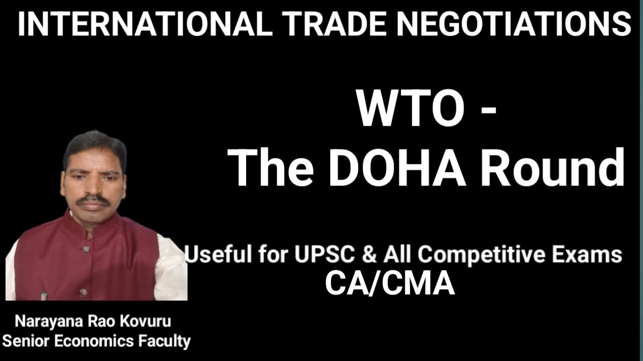 WTO - DOHA ROUND 