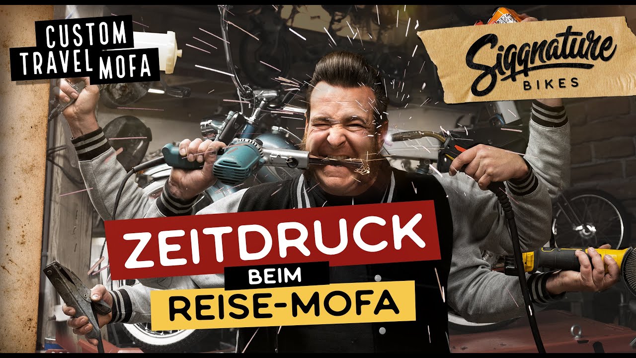 CUSTOM REISE-MOFA | Patina Lackierung & Spezial Anpassungen