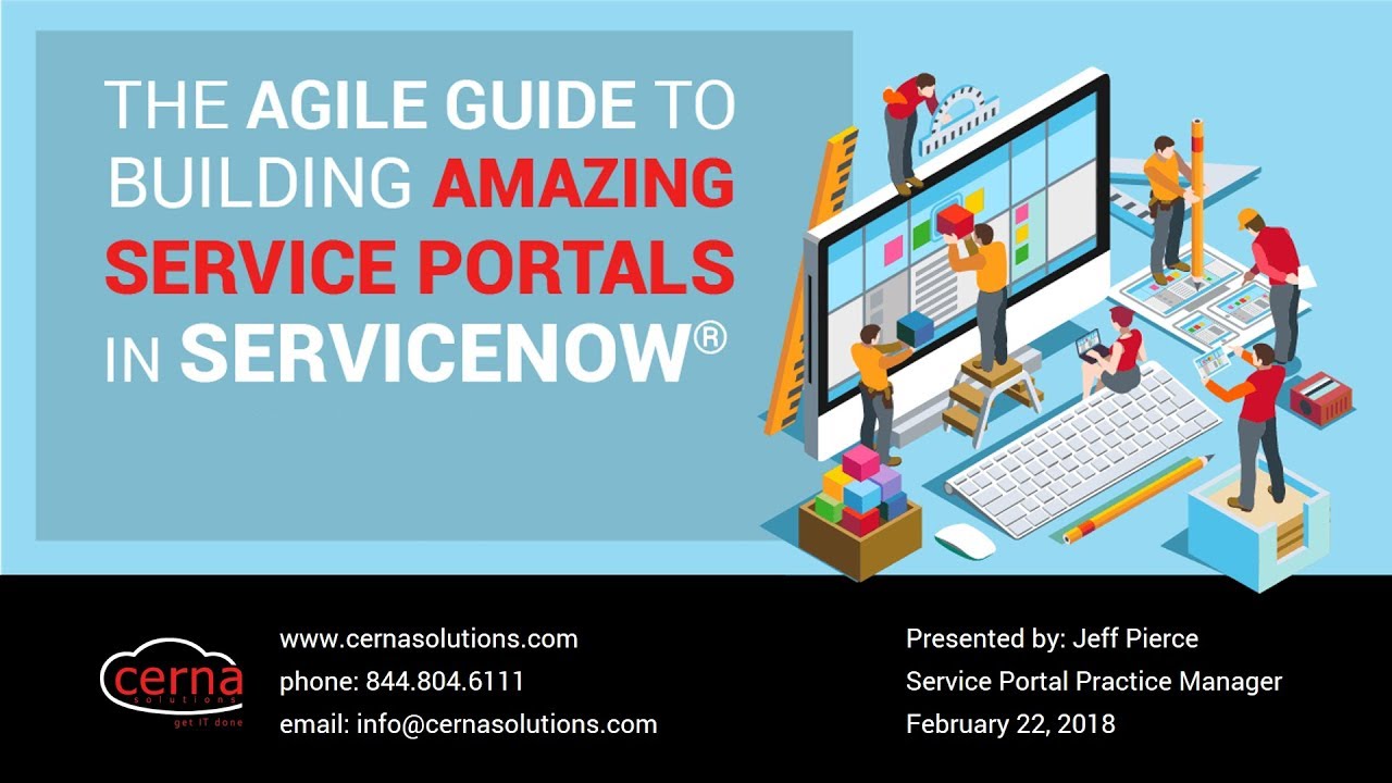 WEBINAR: The Agile Guide to Building Amazing Service Portals in ServiceNow&reg;