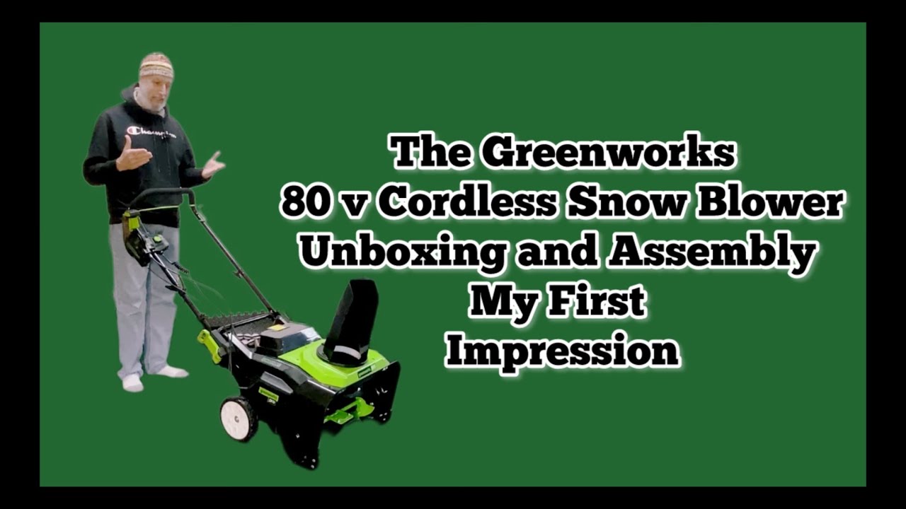 Снегоуборочная машина Greenworks 80 В с аккумуляторным приводом. Почему я выбрал именно её?