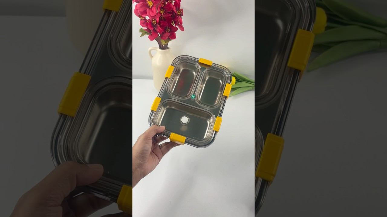 Tiffin box #meesho #unboxing #tiffin #lunchbox #meeshofinds #youtubeshorts #shorts #reels #asmr