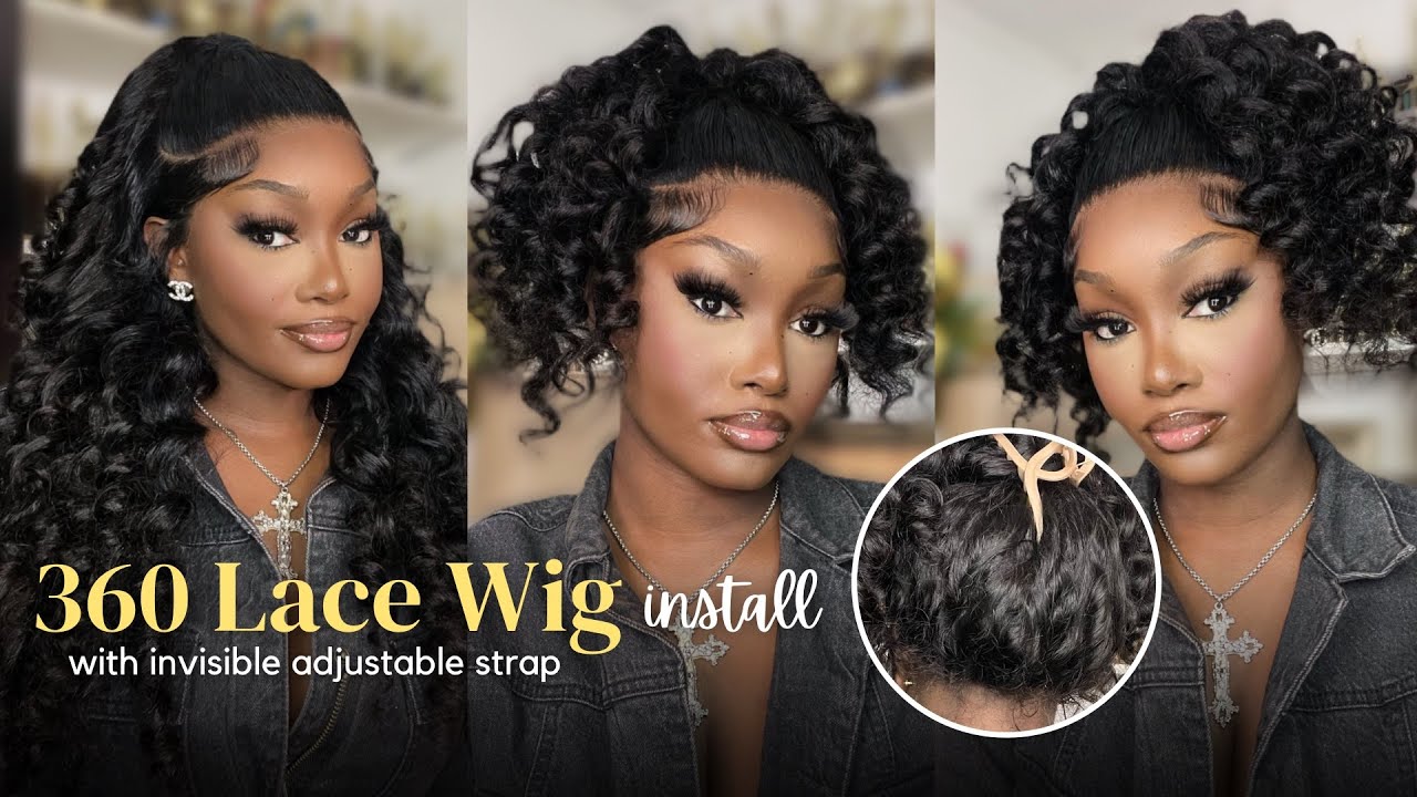 360 Lace Frontal Wig Install with Invisible Adjustable Strap ft. Ashimary Hair