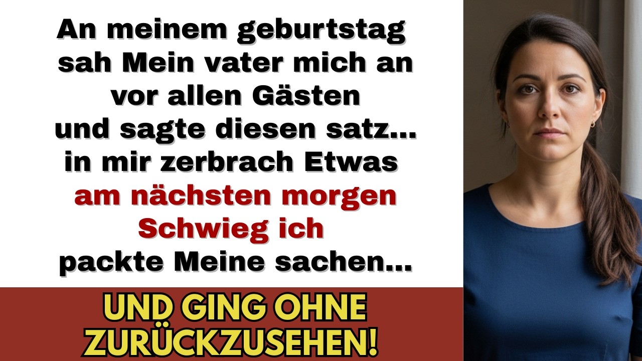 Meine Feier wurde zur Abrechnung – Was mein Vater sagte, bereute er sofort…
