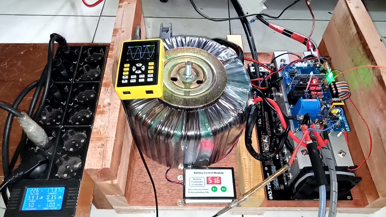582051849410086481 Test uji LVD Digital voltage & beban inverter low frekuensi 7500W 48V siap pakai