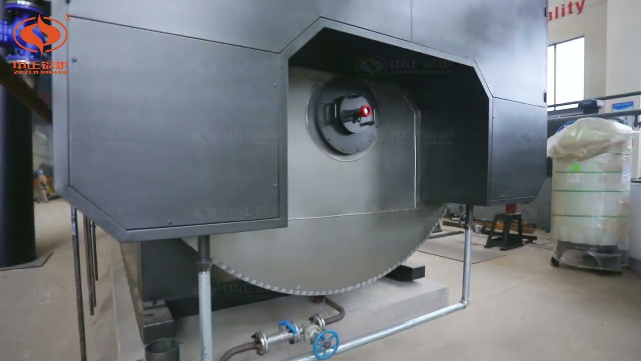 ZOZEN Boiler Factory | Installation of WNS Three-Pass Boiler