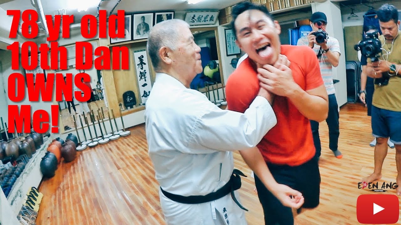 78yr Old 10th Dan Karate Owns me! | Okinawa Part 1 | Eden Ang